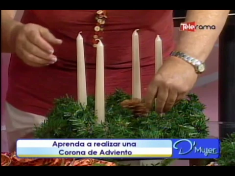 Aprenda a realizar una corona de adviento