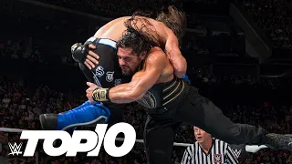 roman reigns most devastating spears wwe top 10 oct 14 2020
