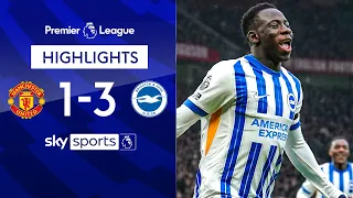 Seagulls outclass Red Devils at Old Trafford | Man United 1-3 Brighton | Premier League Highlights