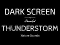 Download Lagu SLEEP with RAIN and THUNDER Sounds BLACK SCREEN | Powerful Thunderstorm | Dark Screen Nature Sounds
