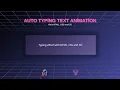 Create a Typing Effect Only HTML CSS JS