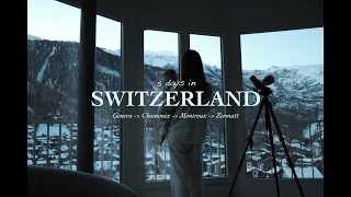 Switzerland Travel Vlog🇨🇭🫕 | Geneva → Montreux → Chamonix → Zermatt | the most magical holiday ♥️