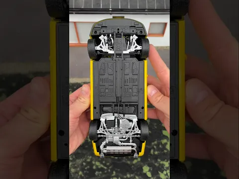 1:18 underbody of Honda NSX (NA1) model car