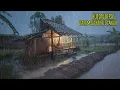 Lagu Hujan deras berpetir di pondok sawah