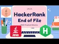 HackerRank Java End of File Certification Gold Badge