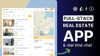 React Node js Real Estate App Full Tutorial MERN Stack App Real-time Chat