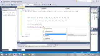 VB Array Reverse