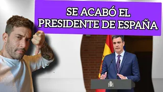SE ACABÓ, EL PRESIDENTE de ESPAÑA SANCHEZ PIERDE EL PODER Y SE HUNDE
