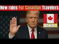Download Lagu 13 regels voor Canadese reizigers die in 2025 de VS binnenkomen