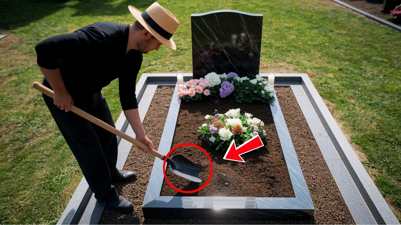 Outline Video The man heard a child crying near his wife’s grave - When he dug up the ground, he was shocked!