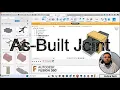 As-Built Joint🧩 Tutorial || Fusion 360