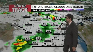 Cooler Temps and Scattered Rainfall