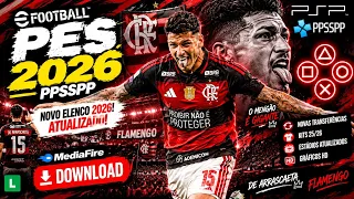 EFOOTBALL PES 2026 PPSSPP ATUALIZADO COM BRASILEIRÃO E EUROPEU DOWNLOAD MEDIAFIRE LINK DIRETO