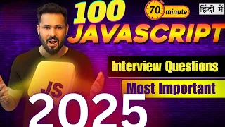 Top 100 JavaScript Interview Questions in Hindi 2025 Crack Your JS Interview