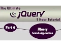 JQuery Easy Tutorial Part 6 - Making A Search App