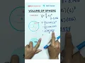 Volume of Sphere