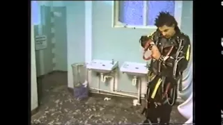 Rowan Atkinson Punk in Toilet sketch Not the Nine O Clock News