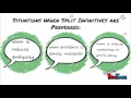 Split Infinitives