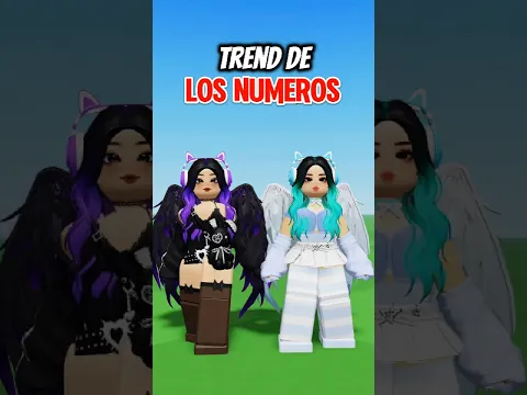 TREND DE CAMBIARSE SEGÚN LOS NÚMEROS 🔥😹#roblox #robloxhumor #robloxshorts