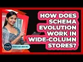 How Does Schema Evolution Work In Wide-Column Stores