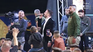 استقبال اسطوري للفنان عدي فرسان مهرجان العريس احمد اياد عيسى الخضر 2023 