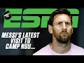 Download Lagu Messi visits Camp Nou 👀 Will he RETURN to Barcelona?! 🤔 | ESPN FC