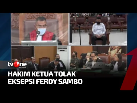 Detik-detik Hakim Ketua Tolak Eksepsi Ferdy Sambo