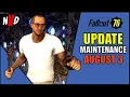 Fallout 76 Server Down Maintenance Planned Patch August 3