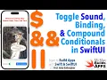 Ch 1 17 Toggle Sound Off Compound Conditionals in SwiftUI 2025