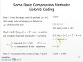 Golomb Coding