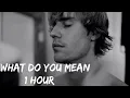 Download Lagu Justin Bieber - What Do You Mean [ 1 Hour ]