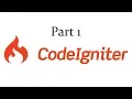 Codeigniter PHP - How to install