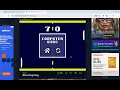 playing retro ping pong on cool math played only 2 rounds