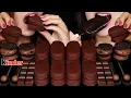 Download Lagu ASMR DARK CHOCOLATE TICO ICE CREAM, MALTESERS SPOONS, KINDER, MINI ICE CREAM SANDWICHES, OREO 먹방