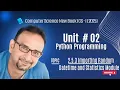 Unit Random Datetime and Statistics Modules