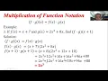 9 5 Multiplication of Function Notation Math 10
