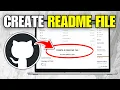 How To Create README File For GitHub Repository