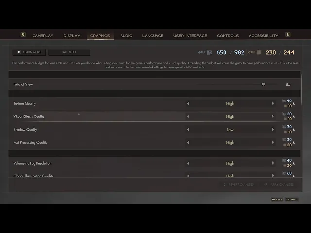 PC Performance Tool | Immortals of Aveum