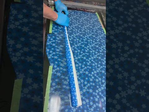 Hydro Dipping Baseball bat #satisfying #hydrodipping