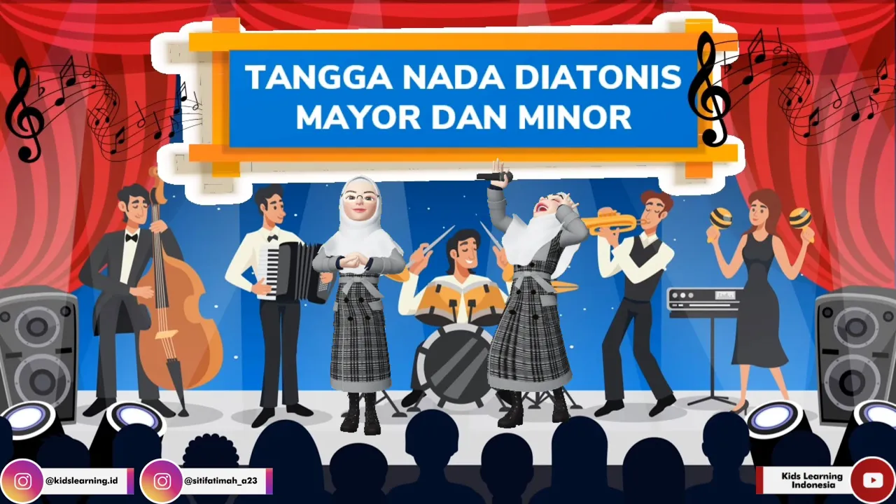 Tangga Nada Diatonis Mayor Dan Diatonis Minor (Pengertian, Ciri & Contoh Lagu Mayor/Minor) | SBDP