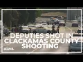 Two Clackamas County deputies shot while responding to burglary call