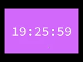 Animated Colorful Clock With CSS JavaScript