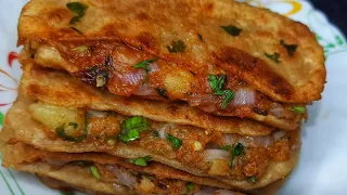 गेहूँ के आटे और आलू से बनाएं टेस्टी नाश्ता /ghar ka swad nashta recipe, breakfast recipe
