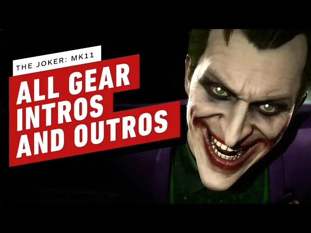 Mortal Kombat 11 - Joker: All Gear, Intros, and Outros