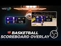 FREE Basketball ESPN-Style NBA Scoreboard for OBS Basketball 2026 WASP3DOfficial