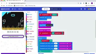 Micro bit Wirelessly Stream Accelerometer Data to MakeCode