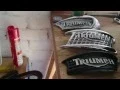 Triumph tank badges screw on type fat bloke talks