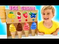 Download Lagu Ice Cream \u0026 Watermelon Challenge for kids