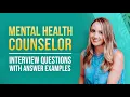 Mental Health Counselor Interview Questions with Answer Examples
