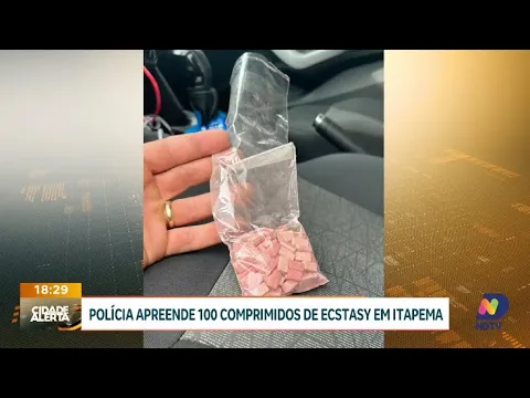 Polícia Rodoviária Federal apreende 100 comprimidos de ecstasy na BR-101 em Itapema